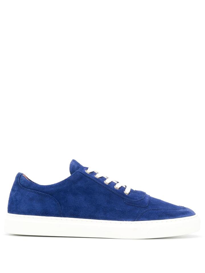 Harrys Of London Smooth Texture Sneakers - Blue