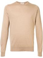 John Smedley Long-sleeve Fitted Sweater - Brown