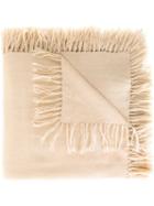 Isabel Marant 'zila' Tassel Scarf, Women's, Nude/neutrals, Cashmere/wool