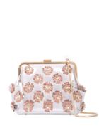 Zac Zac Posen Love Floral Frame Clutch - White