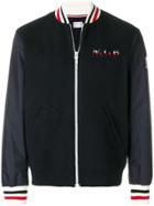 Moncler Gamme Bleu Panelled Bomber Jacket - Blue