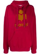 Isabel Marant Étoile Logo Print Hoodie - Red