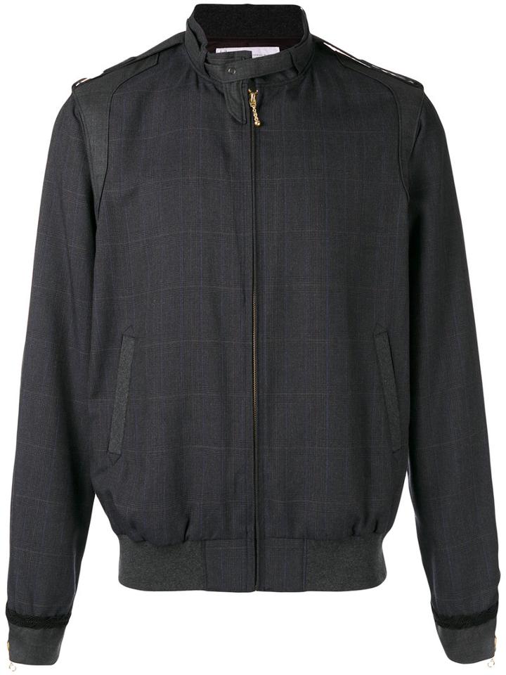 Kolor - Lightweight Checked Jacket - Men - Polyester/cupro/viscose/wool - 4, Grey, Polyester/cupro/viscose/wool