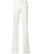 Red Valentino Contrast Stitch Bootleg Trousers - Neutrals