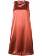 Fabiana Filippi Embellished Neck Midi Dress - Red