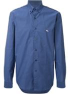 Etro Button Down Shirt, Men's, Size: 44, Blue, Cotton