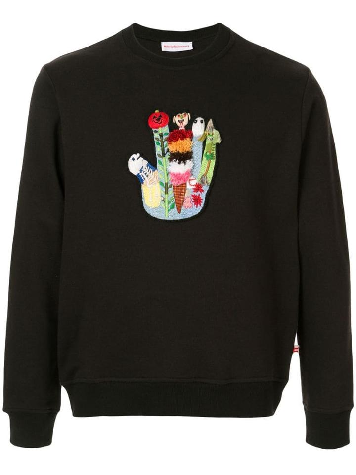 Walter Van Beirendonck Pre-owned I Hand Badges Sweatshirt - Black
