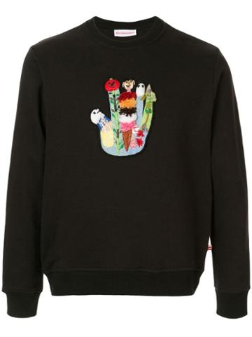 Walter Van Beirendonck Pre-owned I Hand Badges Sweatshirt - Black