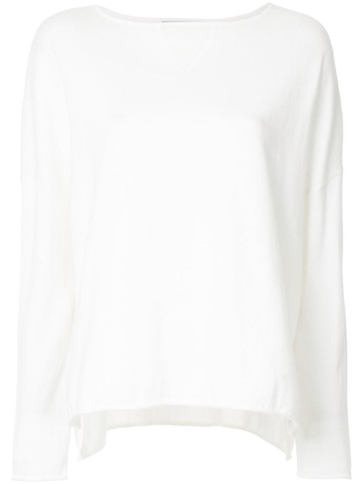 Lee Mathews Boxy Knit - White
