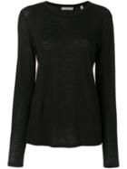 Vince - Classic Fitted Sweater - Women - Cotton - S, Black, Cotton