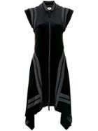 Jean Paul Gaultier Vintage Asymmetric Zipped Dress - Black