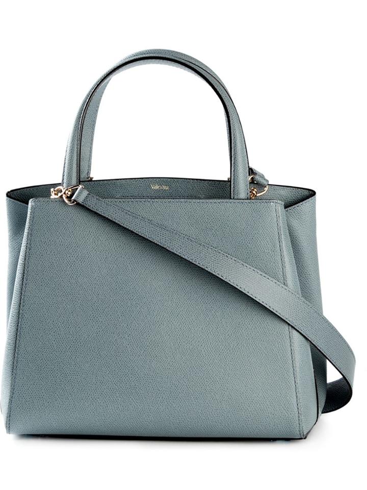 Valextra Small 'triennale' Tote - Blue