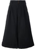 Comme Des Garçons Cropped Wide-leg Trousers