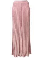 Missoni Long Knitted Skirt - Pink