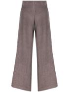 Stefano Mortari Corduroy Palazzo Trousers - Brown