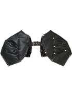Comme Des Garçons Homme Plus Faux-leather Epaulette Harness, Adult Unisex, Size: Medium, Black, Artificial Leather