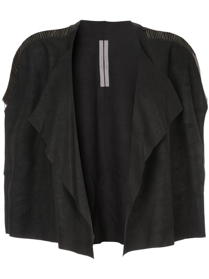 Rick Owens Short Sleeved Jacket - Black
