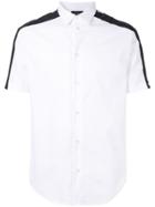 Emporio Armani Branded Stripe Shirt - White