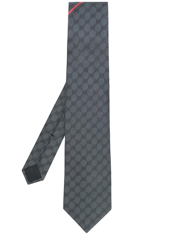 Gucci Gg Pattern Tie - Black