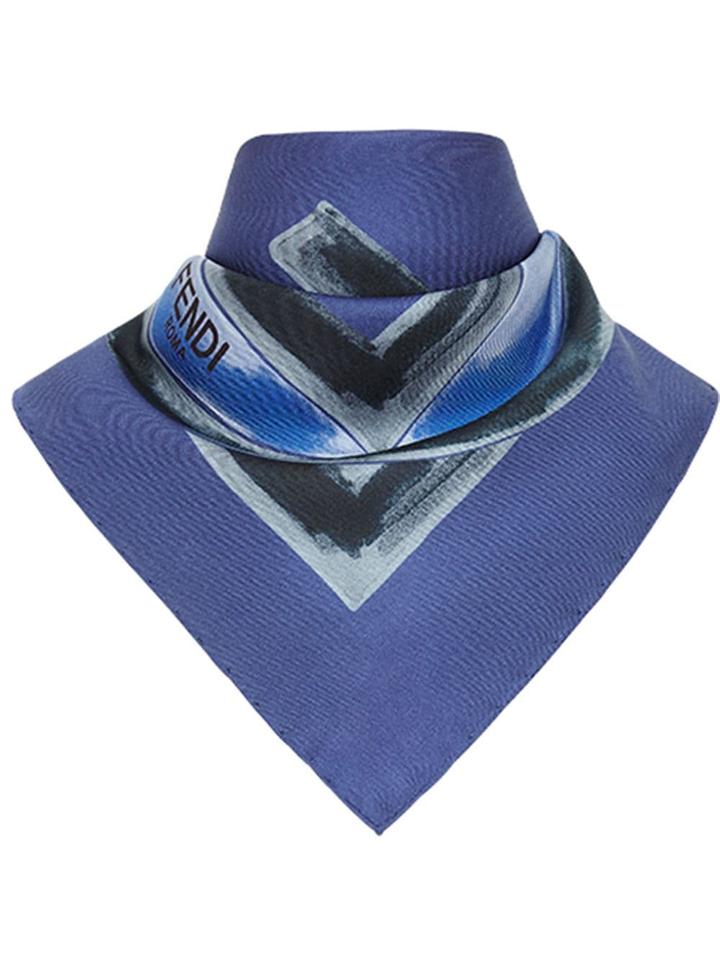 Fendi F Is Fendi Foulard - Blue
