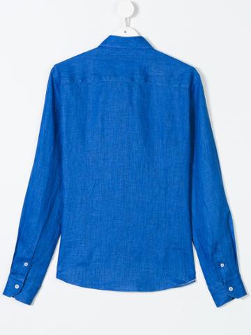 Manuel Ritz Kids Classic Collar Shirt - Blue