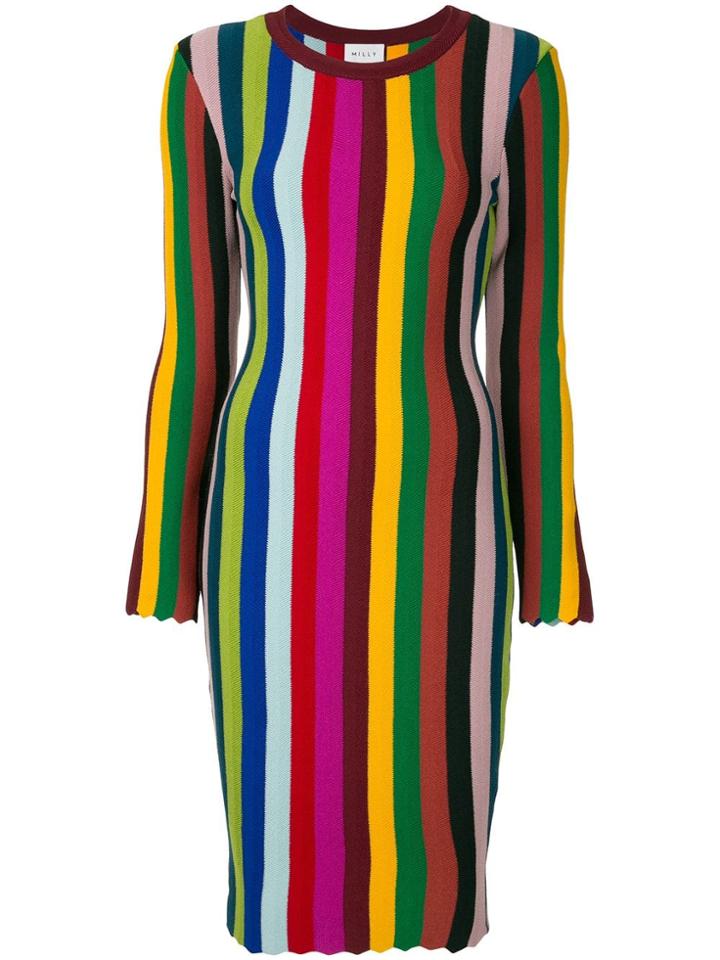 Milly Striped Knit Dress - Multicolour