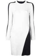 Rag & Bone Contrast Detail Longsleeved Dress, Women's, Size: Xs, Nude/neutrals, Nylon/spandex/elastane/merino