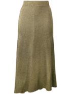 Sonia Rykiel Glitter Knit Jumper - Gold