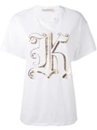 Christopher Kane Metallic K T-shirt - White