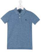 Embroidered Logo Polo Shirt - Kids - Cotton - 6 Yrs, Blue, Ralph Lauren Kids