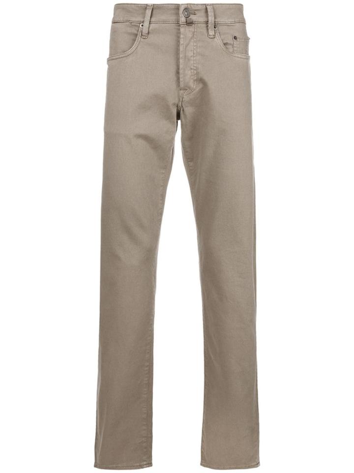 Siviglia Slim Fit Trousers - Neutrals