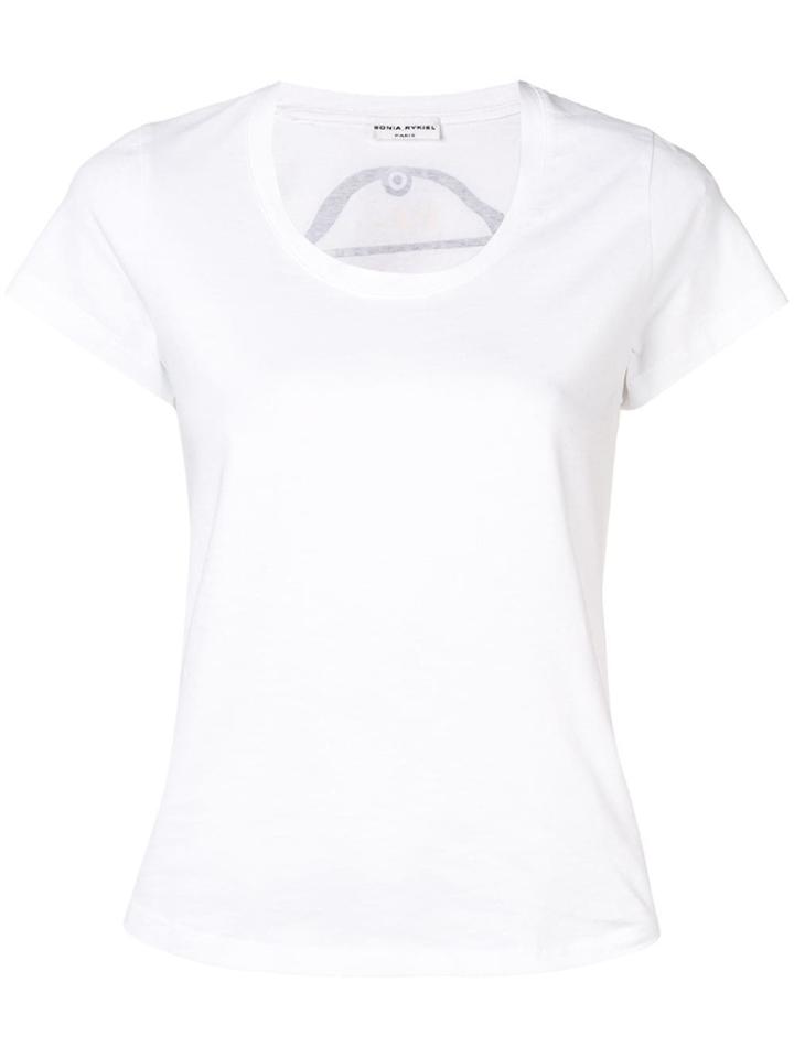 Sonia Rykiel Back Logo Print T-shirt - White