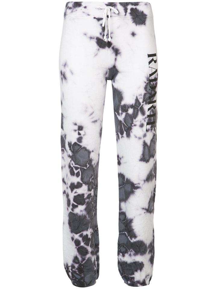 Rodarte - Tie Dye Print Sweatpants - Women - Cotton/polyester - S, Pink/purple, Cotton/polyester