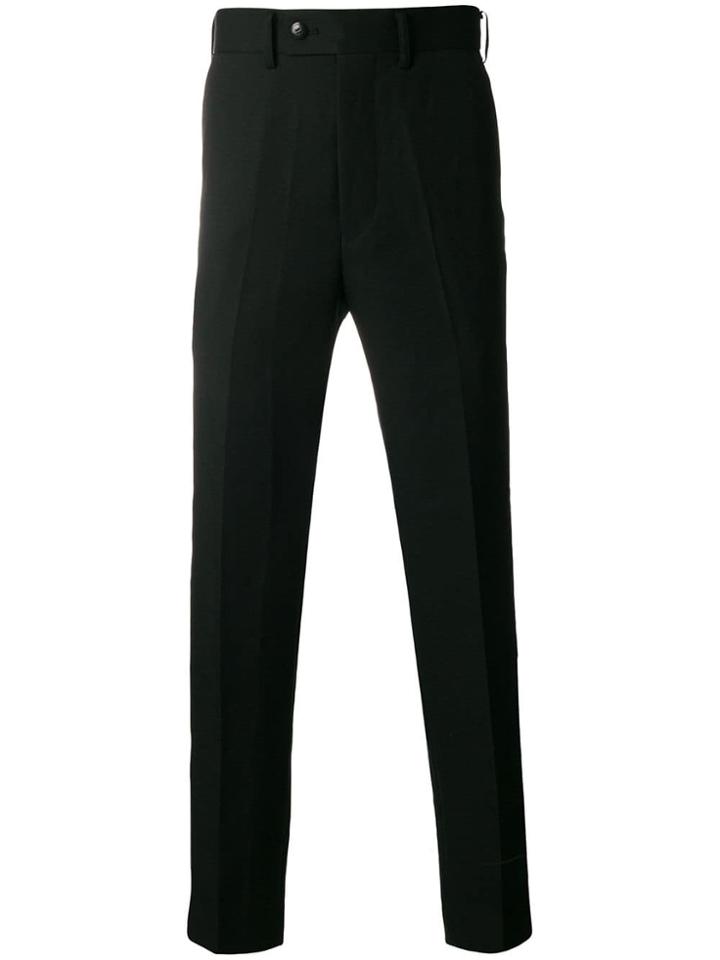 Junya Watanabe Man Side Stripe Slim-fit Trousers - Black