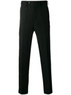 Junya Watanabe Man Side Stripe Slim-fit Trousers - Black