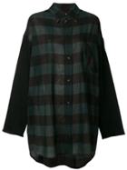 Mm6 Maison Margiela Long-sleeve Check Shirt - Green