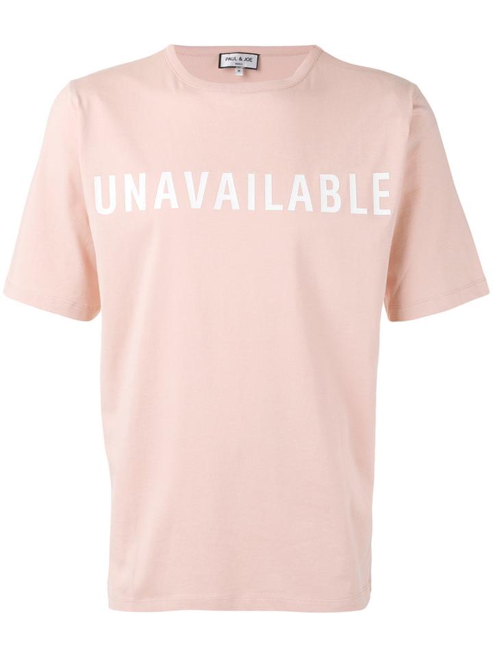 Paul & Joe - Unavailable Print T-shirt - Men - Cotton - L, Pink/purple, Cotton