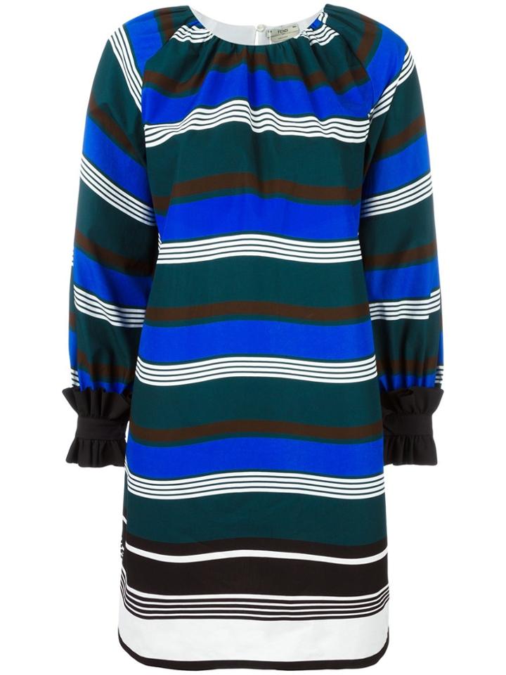 Fendi Waves Dress - Multicolour