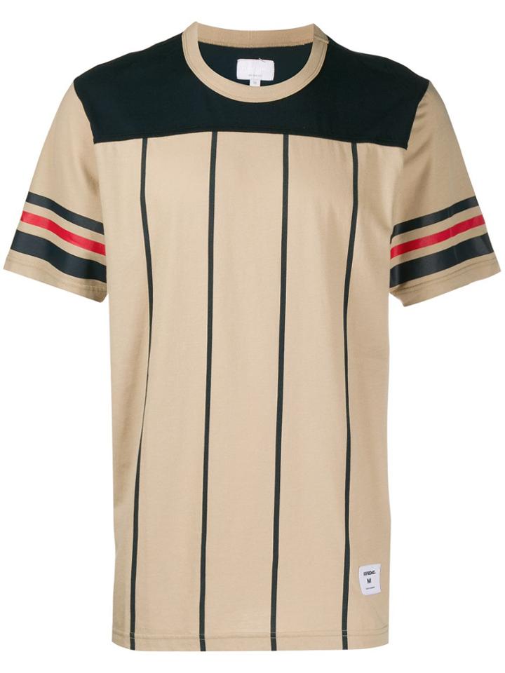 Supreme Pinstripe Football T-shirt - Neutrals