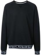 The Upside - Logo Embroidered Sweatshirt - Men - Cotton/polyester/spandex/elastane - M, Black