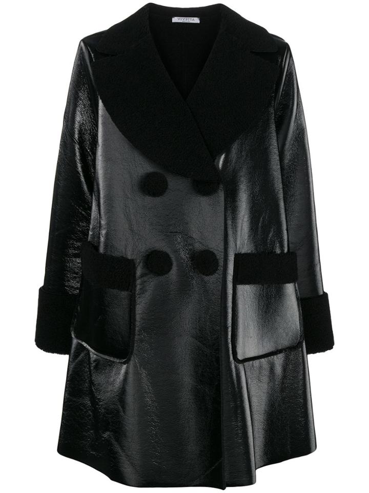 Vivetta Oversized Coat - Black