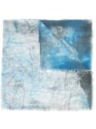 Faliero Sarti 'gelsomino' Scarf, Women's, Blue, Virgin Wool