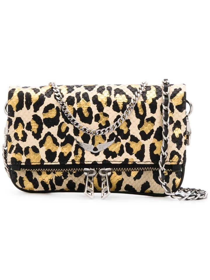 Zadig & Voltaire Rock Nano Leo Mini Bag - Neutrals
