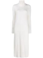 Loro Piana Knitted Midi Dress - White