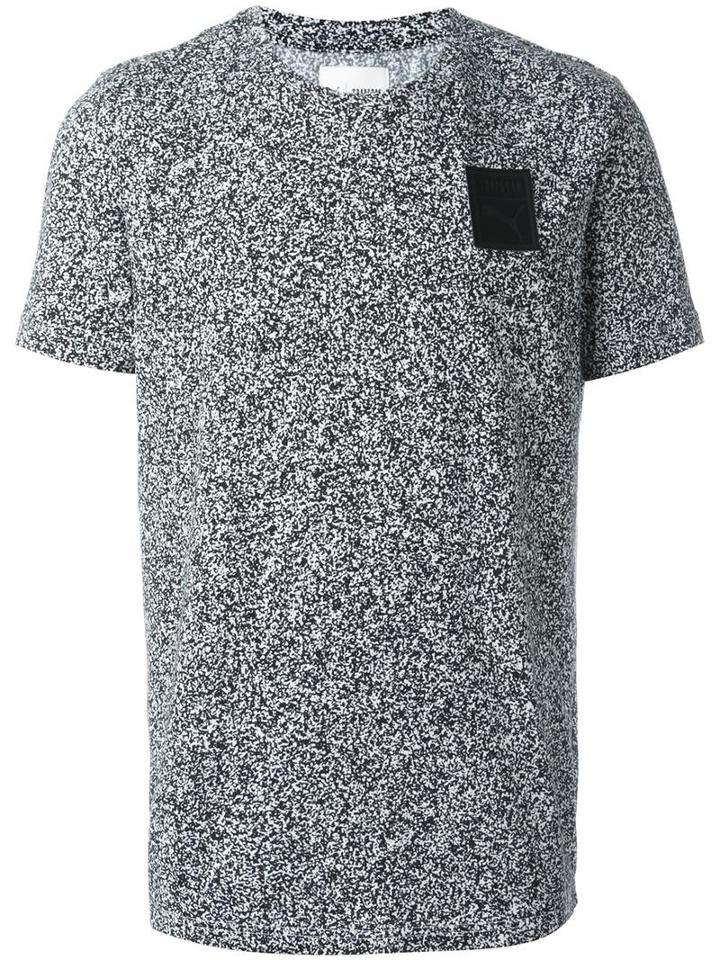 Puma Plain T-shirt, Men's, Size: Xl, Black, Cotton/polyester