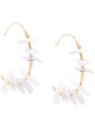 Peter Pilotto Stone Hoop Earrings - Grey