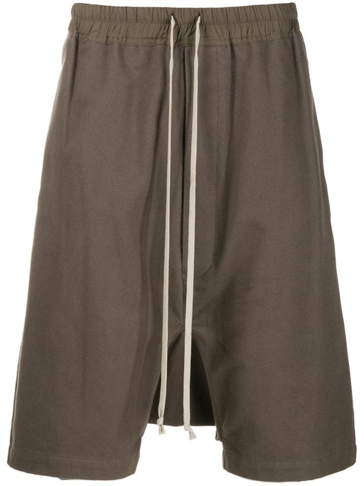 Rick Owens Rick's Pods Shorts - Brown