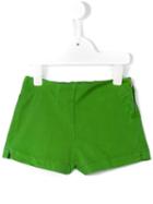 Il Gufo Side Slit Shorts, Girl's, Size: 12 Yrs, Green