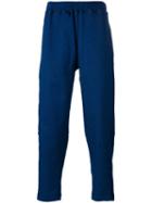 Études House Oversized Track Pants, Men's, Size: 46, Blue, Cotton