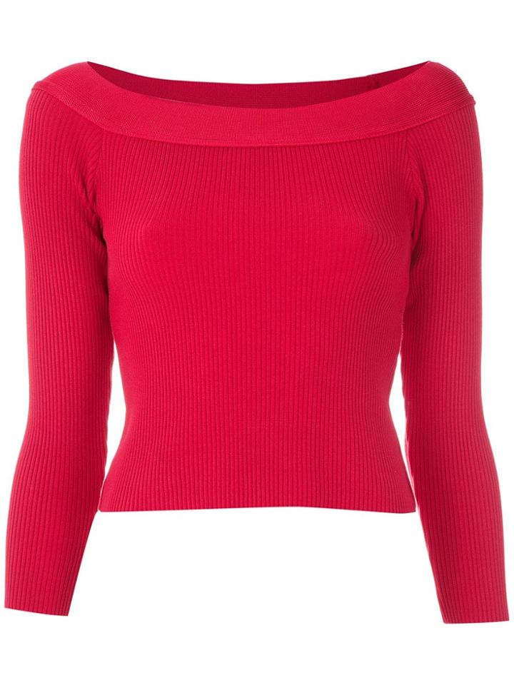 Magrella Off The Shoulder Top - Red